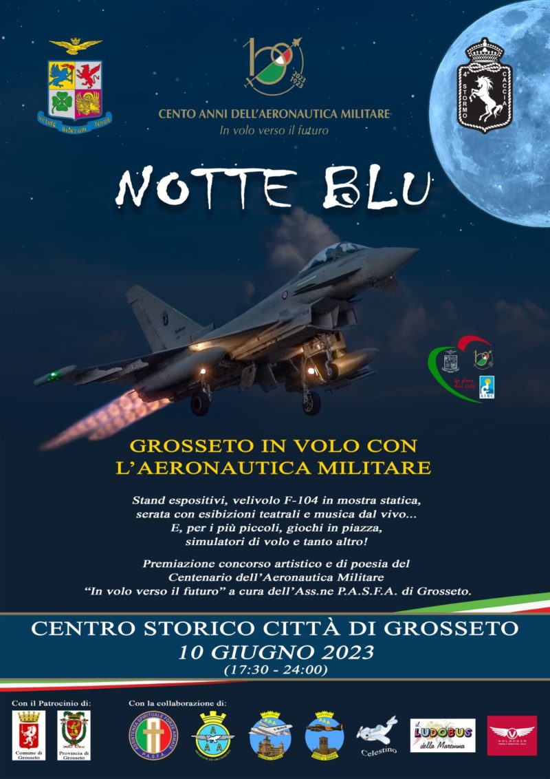 Notte Blu 100 anni Aeronautica Militare