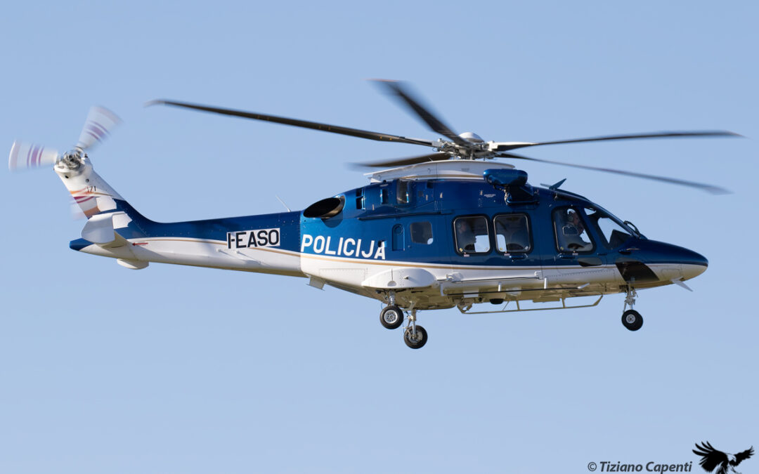 Third AW169 for Slovenian Police.